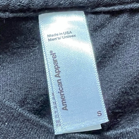 [AMERICAN Apparel] Black Long Sleeve Tee Shirt Men’s/ Unisex - Picture 3 of 3